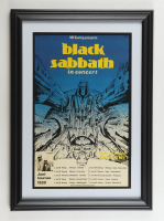 1980 "Black Sabbath" Germany Concert Custom Framed Poster Display at PristineAuction.com