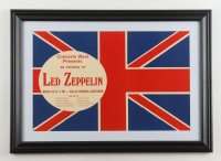 1970 "Led Zeppelin" Dallas Concert Custom Framed Poster Display at PristineAuction.com