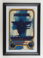 1972 "Led Zeppelin" Arizona Coliseum Concert Custom Framed Poster Display at PristineAuction.com