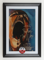 1982 "Pink Floyd - The Wall" Custom Framed Poster Print Display With "The Wall" Cloth Patch at PristineAuction.com