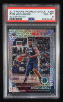 Zion Williamson 2019-20 Hoops Premium Stock Prizms Silver Mojo #258 RC (PSA 8) at PristineAuction.com