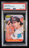 Benito Santiago 1987 Leaf #31 RR RC (PSA 7) at PristineAuction.com