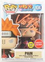 Vic Mignogna Signed "Naruto Shippuden" #934 Pain Funko Pop! Vinyl Figure Inscribed "Love Breeds Sacrifice" (JSA) at PristineAuction.com