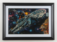 1982 "Star Wars: A New Hope" Japanese Commemorative Custom Framed Poster Print display at PristineAuction.com