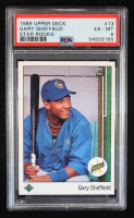 Gary Sheffield 1989 Upper Deck #13 RC (PSA 6) at PristineAuction.com