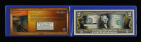 Edward Munch "The Scream" Famous Masterpieces Genuine Legal Tender Colorized U.S. $2.00 Two Dollar Bill Commemorative Edition Bank Note with Folder at PristineAuction.com