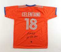 Roman Celentano Signed Jersey Inscribed "All For Cincy" (Playball Ink) at PristineAuction.com