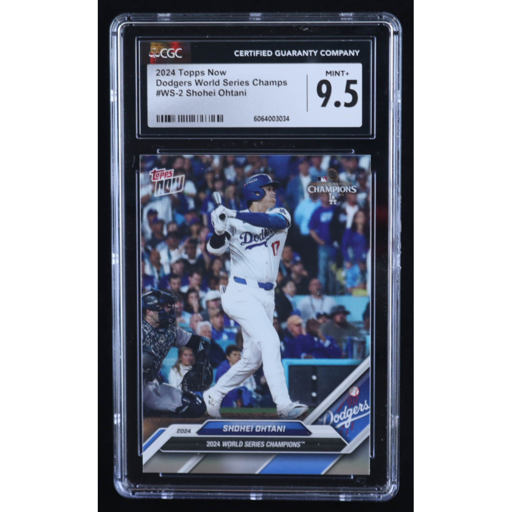 Shohei Ohtani 2024 Topps Now Dodgers World Series Champs #WS2 (CGC 9.5) at PristineAuction.com