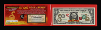 2025 LE Chinese New Year "Year of the Snake" Genuine Legal Tender 24KT Gold $1 U.S. Bill at PristineAuction.com