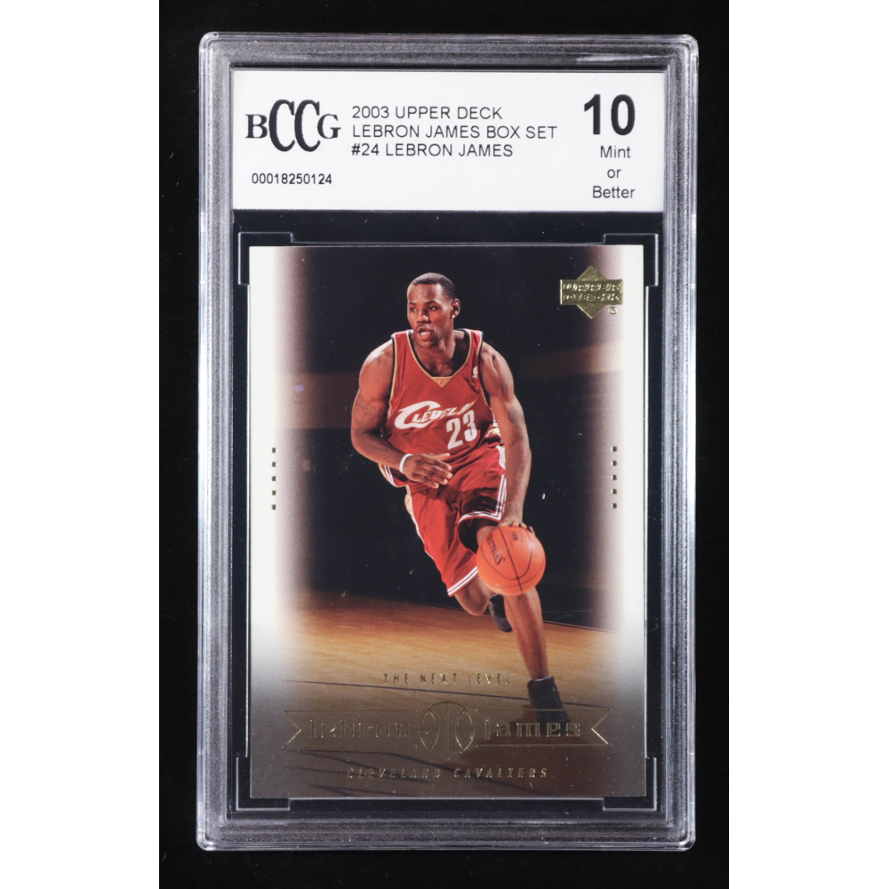 LeBron James 2003 Upper Deck LeBron James Box Set #24 RC / The Next Level (BCCG 10) at PristineAuction.com