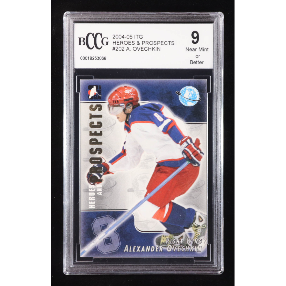 Alexander Ovechkin 2004-05 ITG Heroes and Prospects #202 RC (BCCG 9) at PristineAuction.com