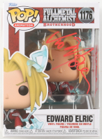 Vic Mignogna Signed "Fullmetal Alchemist: Brotherhood" #1176 Edward Elric Funko Pop! Vinyl Figure Inscribed "Not Short!" (JSA) at PristineAuction.com