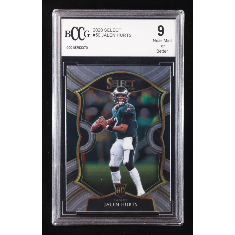 Jalen Hurts 2020 Select #50 RC (BCCG 9) at PristineAuction.com