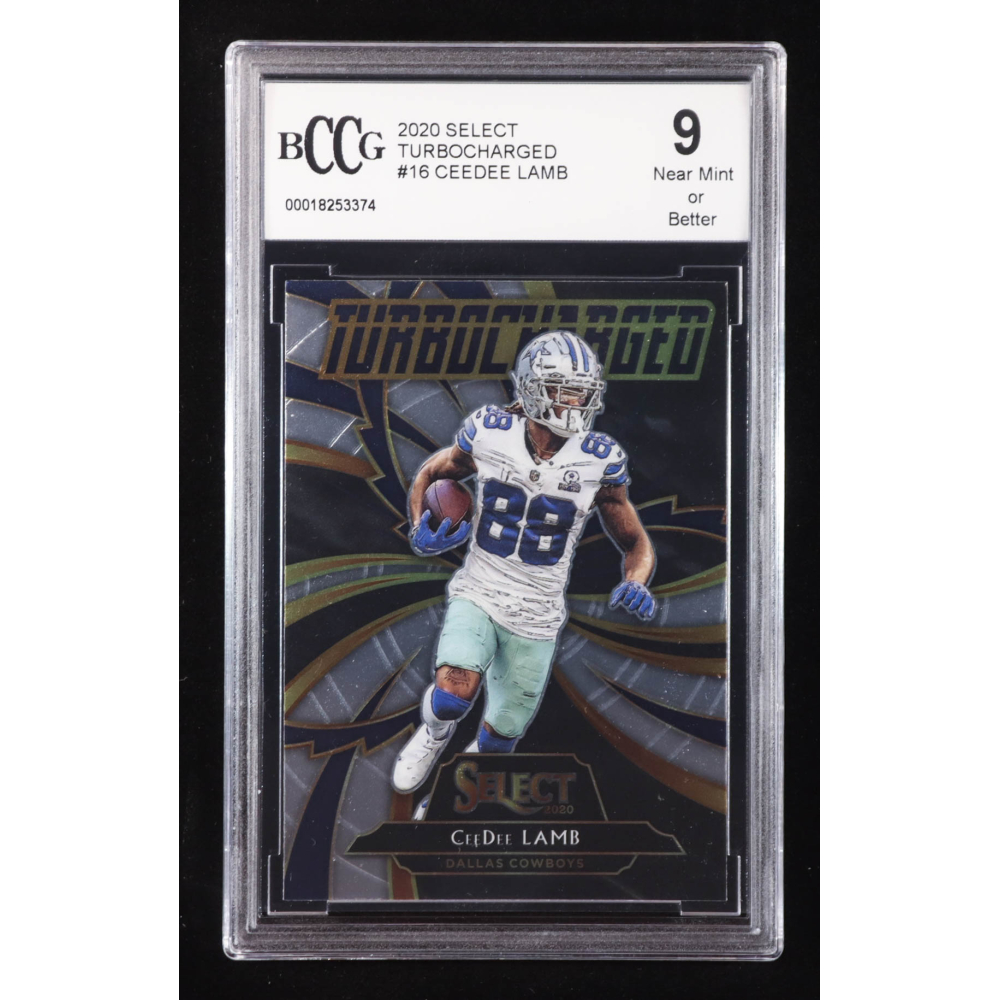 CeeDee Lamb 2020 Select Turbocharged #16 RC (BCCG 9) at PristineAuction.com