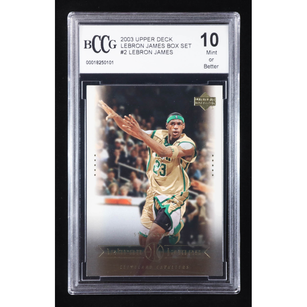 LeBron James 2003 Upper Deck LeBron James Box Set #2 RC / State Champs (BCCG 10) at PristineAuction.com