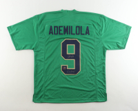 Justin Ademilola Signed Jersey Inscribed "Go Irish!" (Playball Ink) at PristineAuction.com
