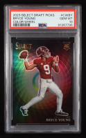 Bryce Young 2023 Select Draft Picks Color Wheel #4 RC (PSA 10) at PristineAuction.com