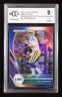 Joe Burrow 2021 Panini Prizm Draft Picks Prizms Red White and Blue #3 (BCCG 9) at PristineAuction.com