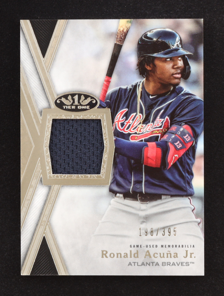 Ronald Acuna Jr. 2020 Topps Tier One Relics #T1RRAJ #198/395