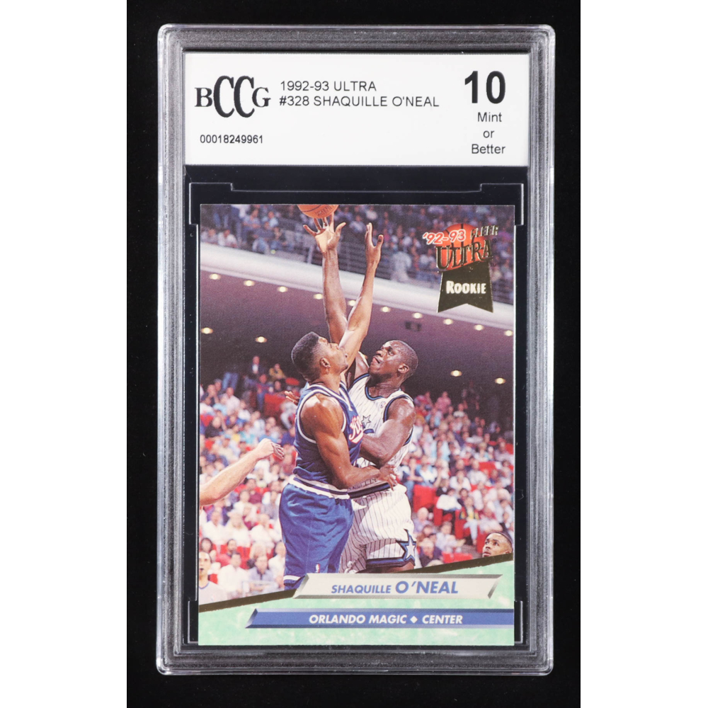 Shaquille O'Neal 1992-93 Ultra #328 RC (BCCG 10) at PristineAuction.com