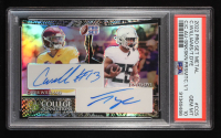 Caleb Williams / Travis Dye 2022 Leaf Pro Set Metal College Connections Prismatic Snakeskin #CC5 RC #1/1 (PSA 10) at PristineAuction.com