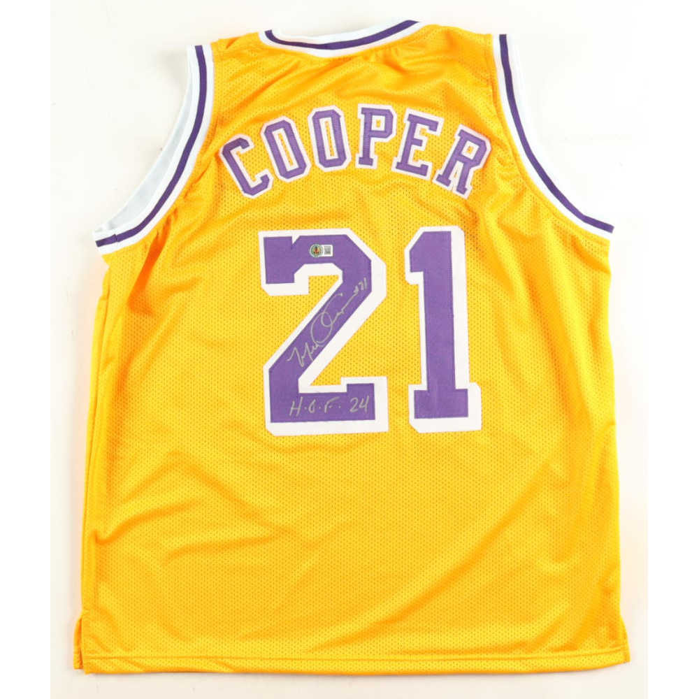 Michael Cooper Signed Jersey Inscribed "H.O.F. 24" (Beckett) at PristineAuction.com