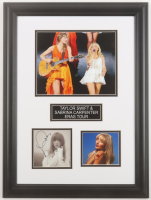 Taylor Swift & Sabrina Carpenter "The Eras Tour" Dual-Signed Custom Framed CD Insert Display (JSA) at PristineAuction.com