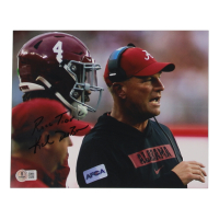 Kalen DeBoer Signed Alabama Crimson Tide 8x10 Photo Inscribed "Roll Tide!" (Beckett) at PristineAuction.com
