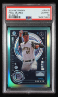 Paul Skenes 2024 Bowman Chrome Bowman AI Aqua Refractors #BAI15 RC #53/125 (PSA 10) at PristineAuction.com