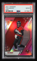 Tom Brady 2021 Panini Phoenix Pink #1 #69/199 (PSA 10) at PristineAuction.com