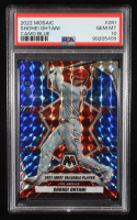 Shohei Ohtani 2022 Panini Mosaic Mosaic Blue Camo #281 AW (PSA 10) at PristineAuction.com