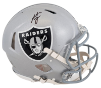 Ashton Jeanty Signed Raiders Full-Size Authentic On-Field Speed Helmet (Beckett) at PristineAuction.com