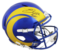 Braden Fiske Signed Rams Full-Size Speed Helmet (Beckett) at PristineAuction.com