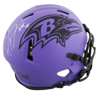 Ray Lewis Signed Ravens Full-Size Authentic On-Field Rave Alternate Speed Helmet Inscribed "HOF 15" (Beckett) at PristineAuction.com
