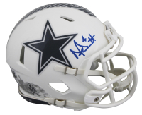 Dak Prescott Signed Cowboys Salute To Service Alternate Speed Mini Helmet (Beckett) at PristineAuction.com