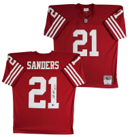 Deion Sanders Signed 49ers Mitchell & Ness Authentic Jersey Inscribed "HOF 2011" (Beckett) at PristineAuction.com