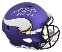 Fran Tarkenton Signed Vikings Full-Size Speed Helmet Inscribed "HOF 86" (Beckett) at PristineAuction.com