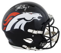John Elway Signed Broncos Full-Size Authentic On-Field Speed Helmet (Beckett) at PristineAuction.com