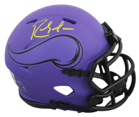 Randy Moss Signed Vikings Rave Alternate Speed Mini Helmet (Beckett) at PristineAuction.com