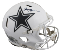 Roger Staubach Signed Cowboys Full-Size Authentic On-Field Salute to Service Alternate Speed Helmet (Beckett) at PristineAuction.com