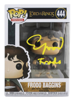 Elijah Wood Signed "Lord Of The Rings" Frodo Baggins #444 Funko Pop Vinyl Figure Inscribed "Frodo" (Beckett) at PristineAuction.com