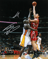 Shaquille O'Neal & Yao Ming Signed 16x20 Photo (Beckett) at PristineAuction.com
