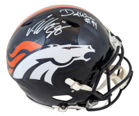 DeMarcus Ware & Von Miller Signed Broncos Full-Size Authentic On-Field Speed Helmet (Beckett) at PristineAuction.com