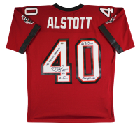 Mike Alstott Signed Buccaneers Mitchell & Ness Authentic Jersey Inscribed "SB XXXVII Champs", "A-Train", "6x Pro Bowl" & "Champa Bay" (Beckett) at PristineAuction.com
