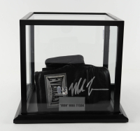 Mike Tyson Signed Everlast Boxing Gloves and Matching Wraps In Display Case (Tyson & PSA) at PristineAuction.com