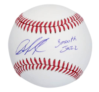 Jazz Chisholm Jr. Signed OML Baseball Inscribed "Smooth Jazz" (JSA) at PristineAuction.com