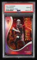 Tom Brady 2021 Panini Phoenix Heat Wave Pink #1 #112/175 (PSA 10) at PristineAuction.com