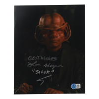 Lou Wagner Signed "Star Trek: The Next Generation" 8x10 Photo Inscribed "Best Wishes, Solok" (Beckett) at PristineAuction.com