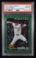 Paul Skenes 2024 Topps Update Green Crackle Foil #US288 RC #481/499 (PSA 10) at PristineAuction.com