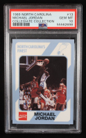 Michael Jordan 1989-90 North Carolina Collegiate Collection #13 (PSA 10) at PristineAuction.com